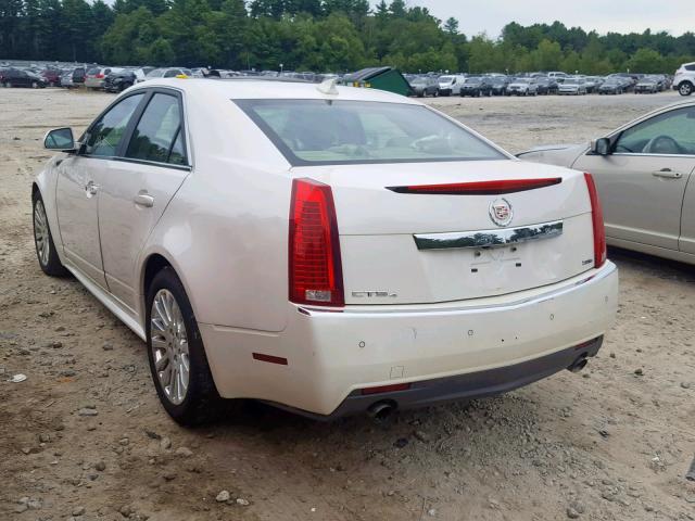 1G6DS5E38C0111060 - 2012 CADILLAC CTS PREMIU WHITE photo 3