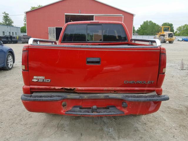 1GCCS19W028137786 - 2002 CHEVROLET S TRUCK S1 RED photo 9