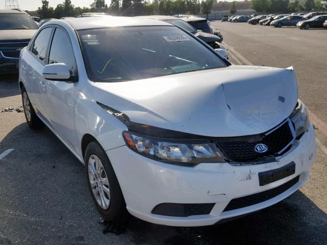 KNAFU4A23C5493134 - 2012 KIA FORTE EX WHITE photo 1