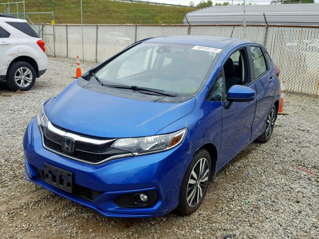 3HGGK5H98JM720705 - 2018 HONDA FIT EX BLUE photo 2