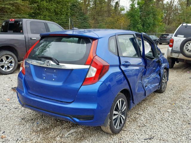 3HGGK5H98JM720705 - 2018 HONDA FIT EX BLUE photo 4