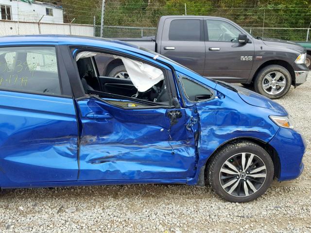 3HGGK5H98JM720705 - 2018 HONDA FIT EX BLUE photo 9