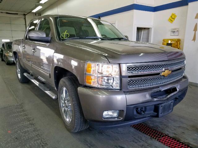 3GCPKTE73CG241695 - 2012 CHEVROLET SILVERADO BROWN photo 1