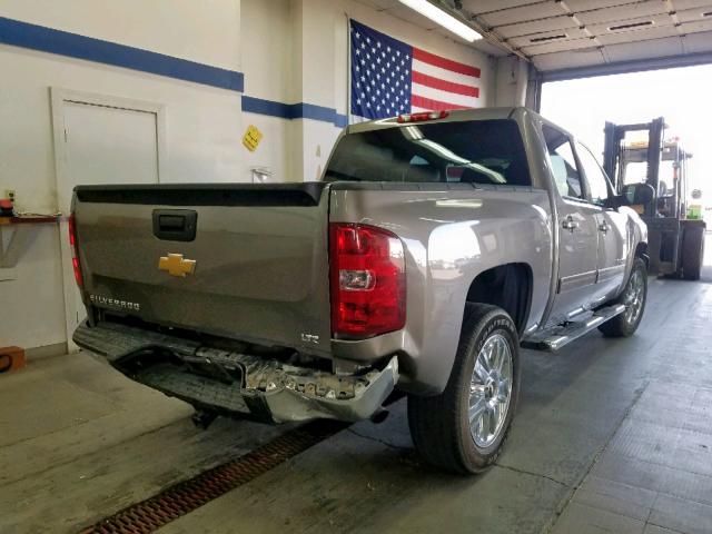 3GCPKTE73CG241695 - 2012 CHEVROLET SILVERADO BROWN photo 4