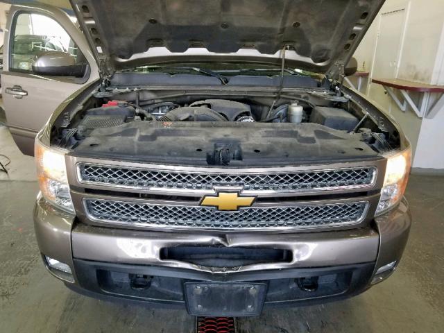 3GCPKTE73CG241695 - 2012 CHEVROLET SILVERADO BROWN photo 7