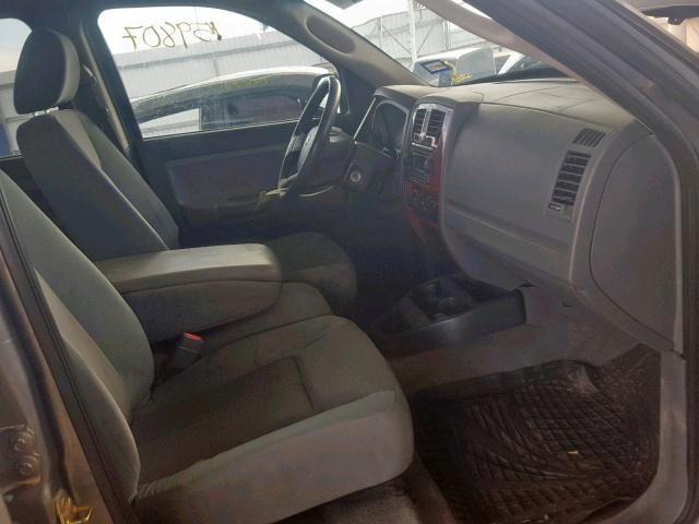 1D7HE48K15S183248 - 2005 DODGE DAKOTA QUA GRAY photo 5