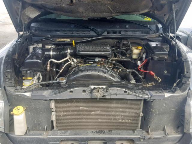 1D7HE48K15S183248 - 2005 DODGE DAKOTA QUA GRAY photo 7