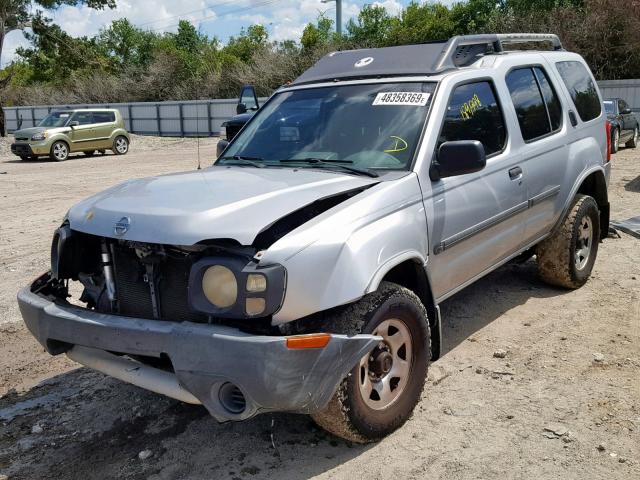 5N1ED28T34C625013 - 2004 NISSAN XTERRA XE SILVER photo 2