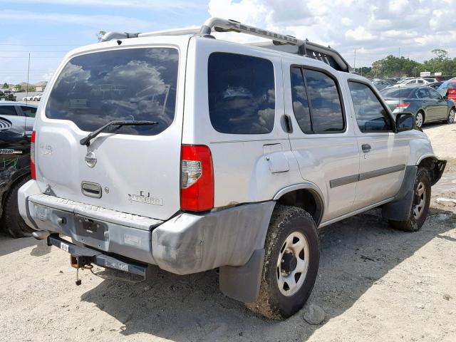 5N1ED28T34C625013 - 2004 NISSAN XTERRA XE SILVER photo 4