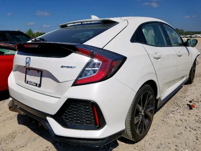 SHHFK7H48JU408848 - 2018 HONDA CIVIC SPOR WHITE photo 4