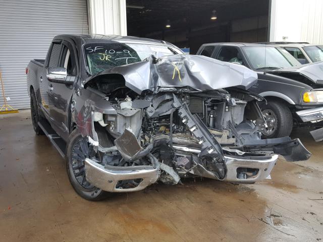 1N6AA1E62HN505652 - 2017 NISSAN TITAN SV GRAY photo 1