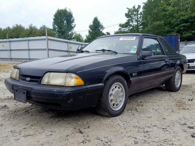 1FACP40E0LF224520 - 1990 FORD MUSTANG LX BLACK photo 2