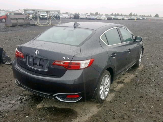 19UDE2F74GA003007 - 2016 ACURA ILX PREMIU GRAY photo 4