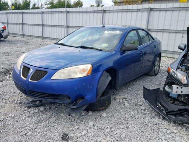 1G2ZH528354165268 - 2005 PONTIAC G6 GT BLUE photo 2