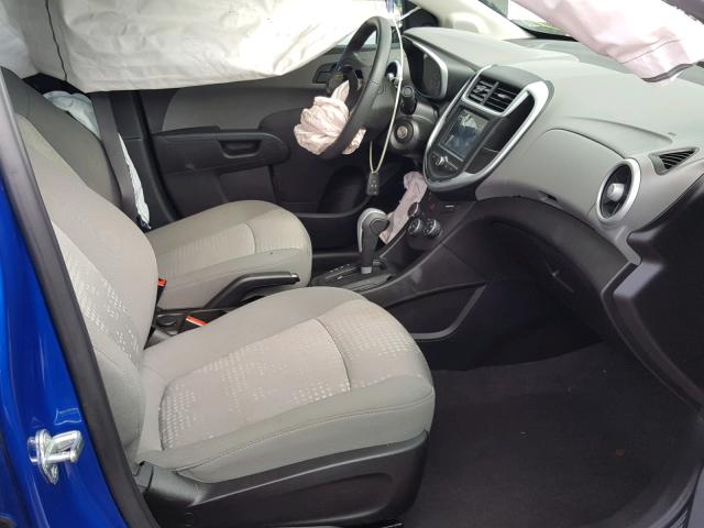1G1JB5SH8H4141801 - 2017 CHEVROLET SONIC LS 蓝色 照片 5