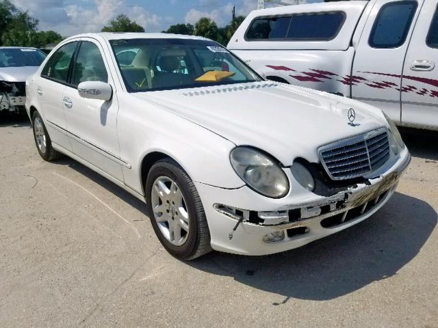 WDBUF65JX3A144897 - 2003 MERCEDES-BENZ E 320 WHITE photo 1