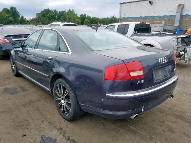 WAULL44E95N007182 - 2005 AUDI A8 4.2 QUA BLACK photo 3