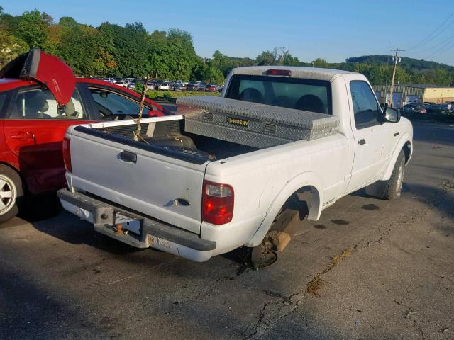 1FTYR10U43TA11023 - 2003 FORD RANGER WHITE photo 4