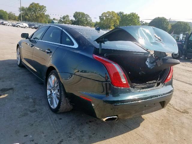 SAJWA2GB6DLV50559 - 2013 JAGUAR XJL PORTFO GREEN photo 3