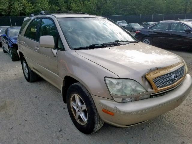 JTJHF10U220269837 - 2002 LEXUS RX 300 BROWN photo 1