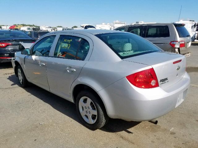 1G1AL58F987312590 - 2008 CHEVROLET COBALT LT SILVER photo 3