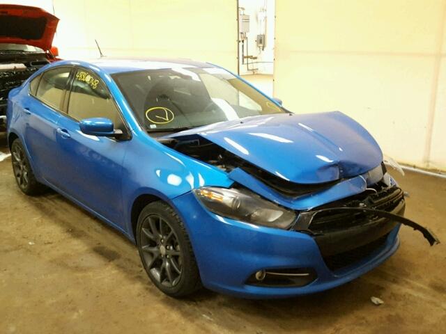 1C3CDFBB5GD564785 - 2016 DODGE DART SXT BLUE photo 1