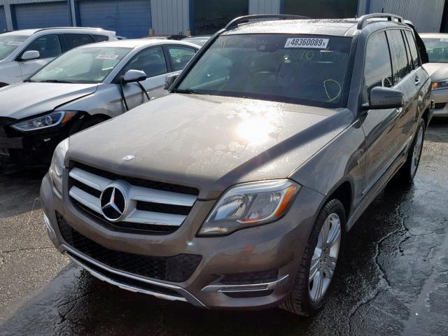 WDCGG0EB5DG106570 - 2013 MERCEDES-BENZ GLK 250 BL BROWN photo 2