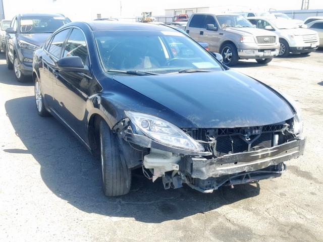 1YVHZ8CB6A5M27136 - 2010 MAZDA 6 S BLACK photo 1