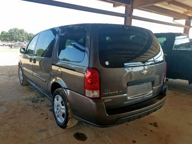 1GNDV23W88D112393 - 2008 CHEVROLET UPLANDER L BROWN photo 3