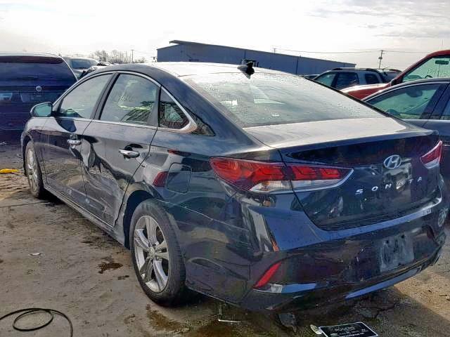 5NPE34AF5JH638238 - 2018 HYUNDAI SONATA SPO BLACK photo 3