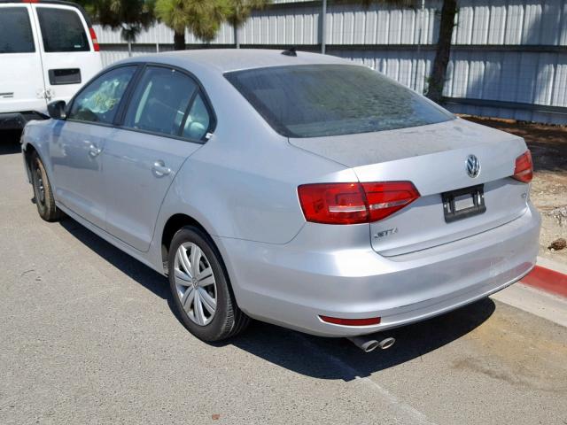 3VWLA7AJ6FM328195 - 2015 VOLKSWAGEN JETTA TDI SILVER photo 3