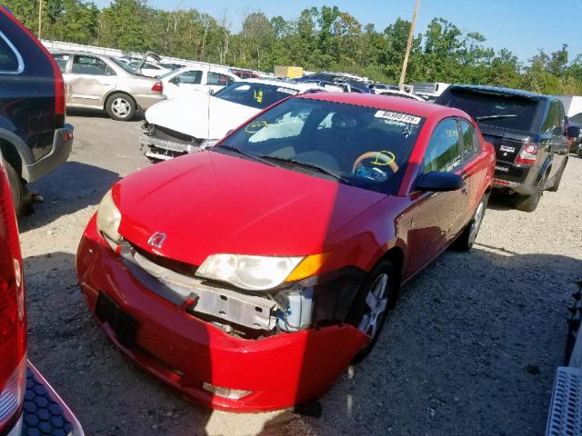 1G8AW15F16Z137307 - 2006 SATURN ION LEVEL RED photo 2