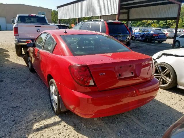 1G8AW15F16Z137307 - 2006 SATURN ION LEVEL RED photo 3