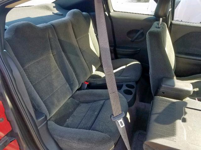 1G8AW15F16Z137307 - 2006 SATURN ION LEVEL RED photo 6