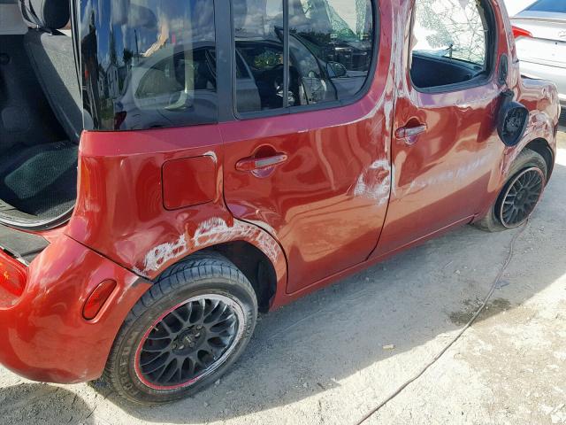 JN8AZ2KR7DT300290 - 2013 NISSAN CUBE S RED photo 9