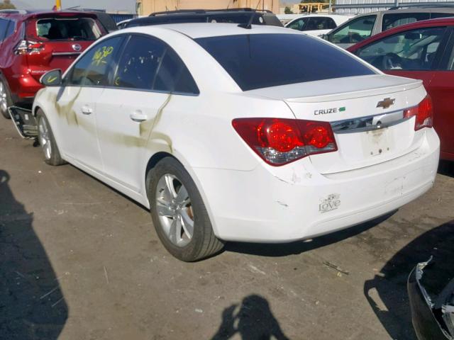 1G1P75SZ0E7436406 - 2014 CHEVROLET CRUZE WHITE photo 3