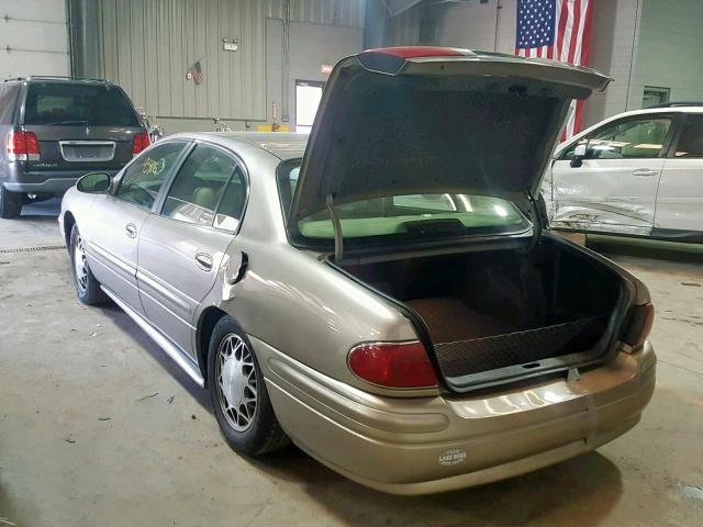 1G4HP54K244112848 - 2004 BUICK LESABRE CU BEIGE photo 3