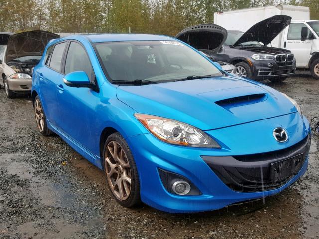 JM1BL1H48A1254497 - 2010 MAZDA SPEED 3 BLUE photo 1