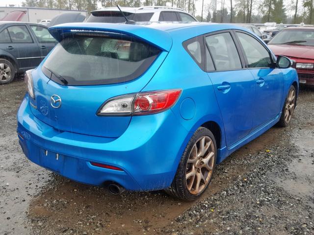 JM1BL1H48A1254497 - 2010 MAZDA SPEED 3 BLUE photo 4