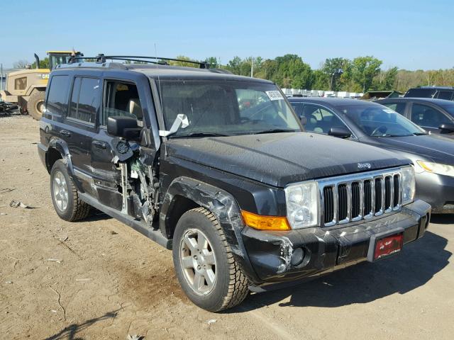 1J8HG58N16C179158 - 2006 JEEP COMMANDER BLACK photo 1