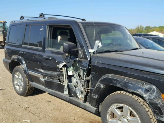 1J8HG58N16C179158 - 2006 JEEP COMMANDER BLACK photo 10