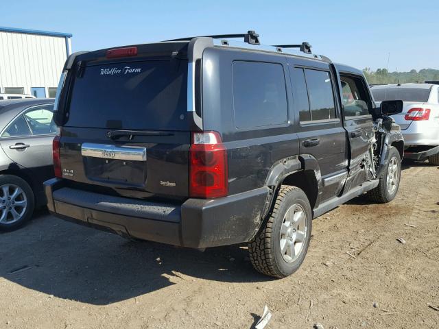 1J8HG58N16C179158 - 2006 JEEP COMMANDER BLACK photo 4