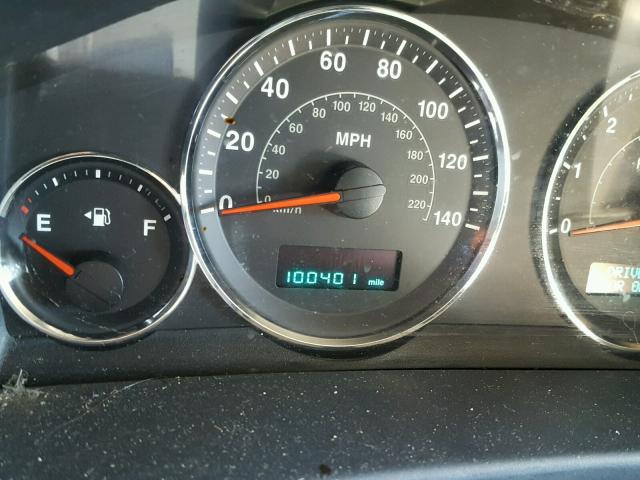 1J8HG58N16C179158 - 2006 JEEP COMMANDER BLACK photo 8