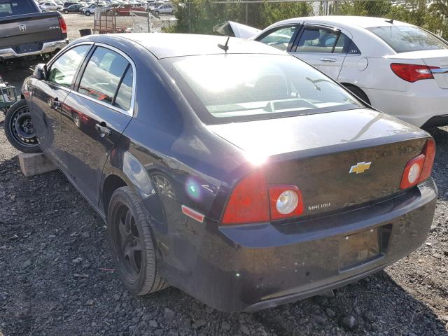 1G1ZB5E14BF144613 - 2011 CHEVROLET MALIBU LS შავი ფოტო 3