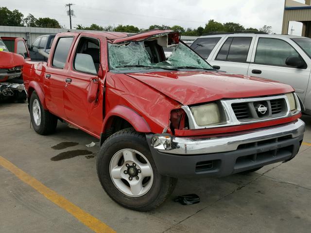 1N6ED27TXYC423620 - 2000 NISSAN FRONTIER C RED photo 1