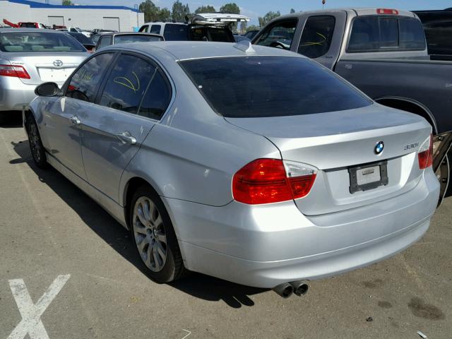 WBAVB33546KS34189 - 2006 BMW 330 I SILVER photo 3