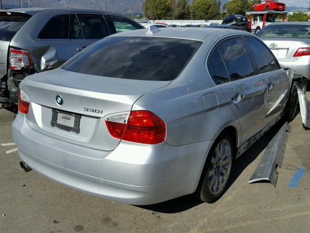 WBAVB33546KS34189 - 2006 BMW 330 I SILVER photo 4