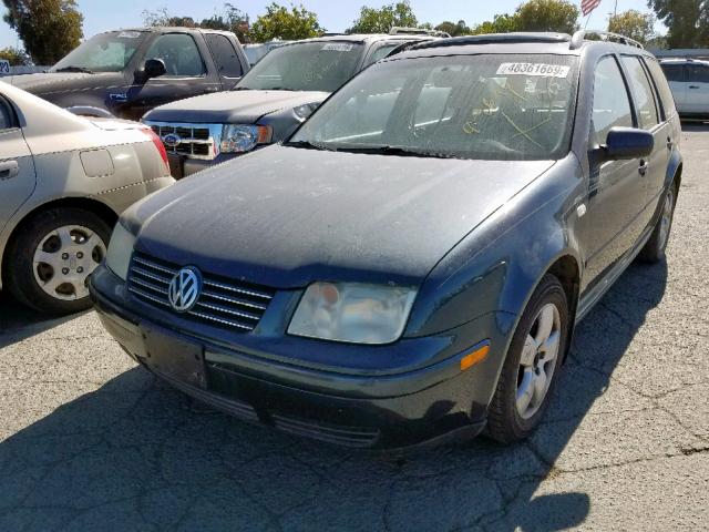 WVWSR61J05W015370 - 2005 VOLKSWAGEN JETTA GLS BLUE photo 2