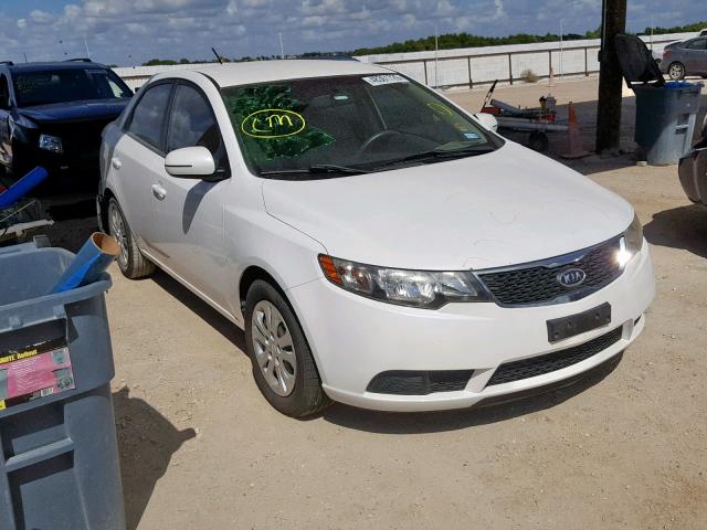 KNAFU4A29B5376687 - 2011 KIA FORTE EX WHITE photo 1