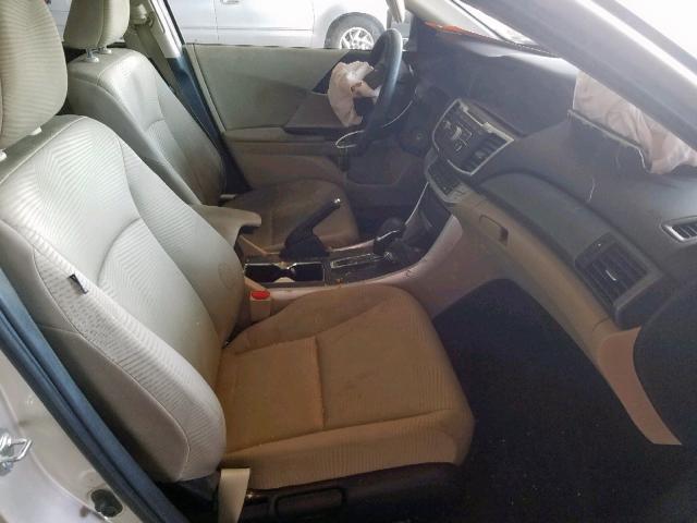 1HGCR2F31FA077139 - 2015 HONDA ACCORD LX BEIGE photo 5